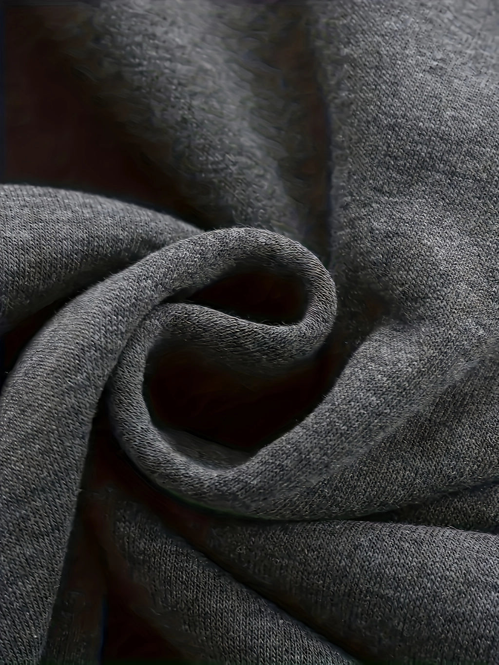 Graphic Print Gray Hoodie