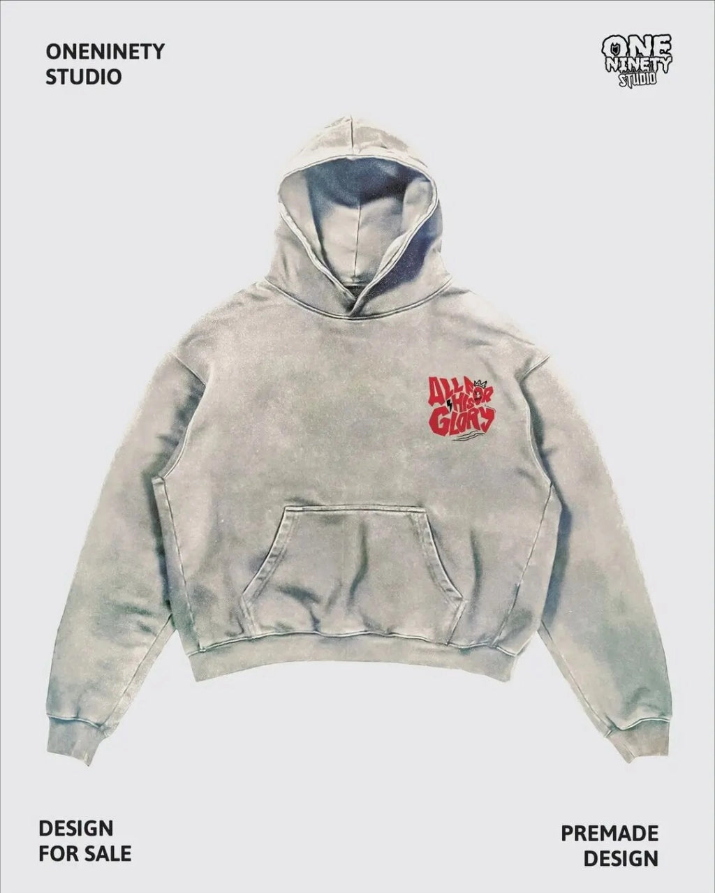 Retro Letter Printing Hoodie