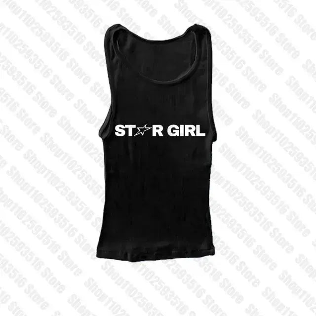Aesthetic Star Girl Cropped Top