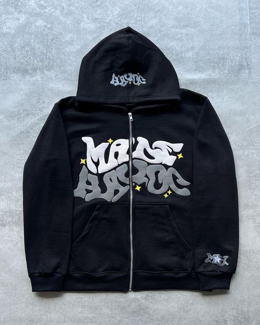High Street Hip Hop Print Hoodie - Tisso Clothing