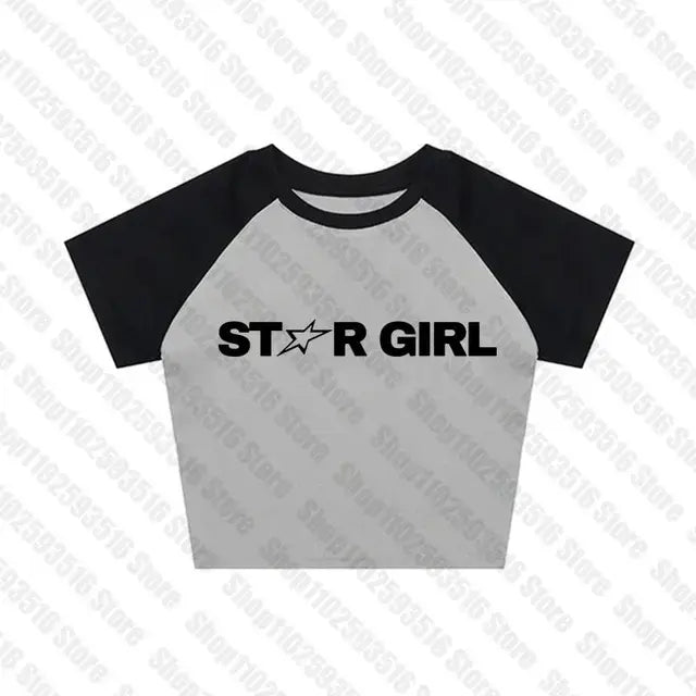 Aesthetic Star Girl Cropped Top
