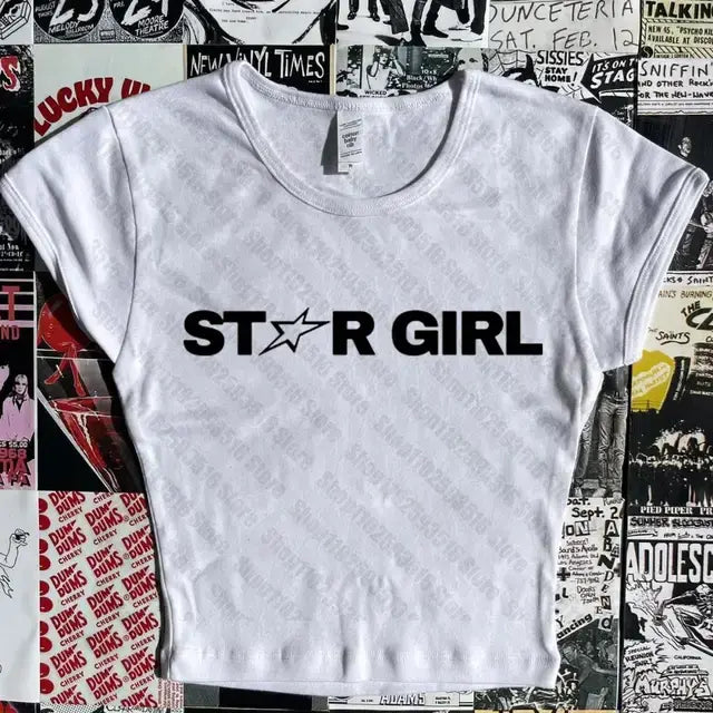 Aesthetic Star Girl Cropped Top