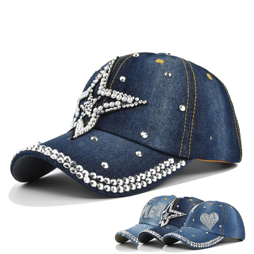 Kawaii Rhinestones Baseball Cap