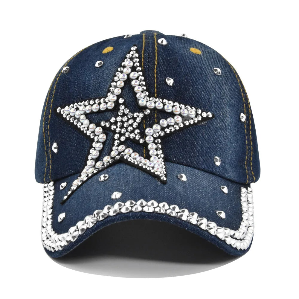 Kawaii Rhinestones Baseball Cap