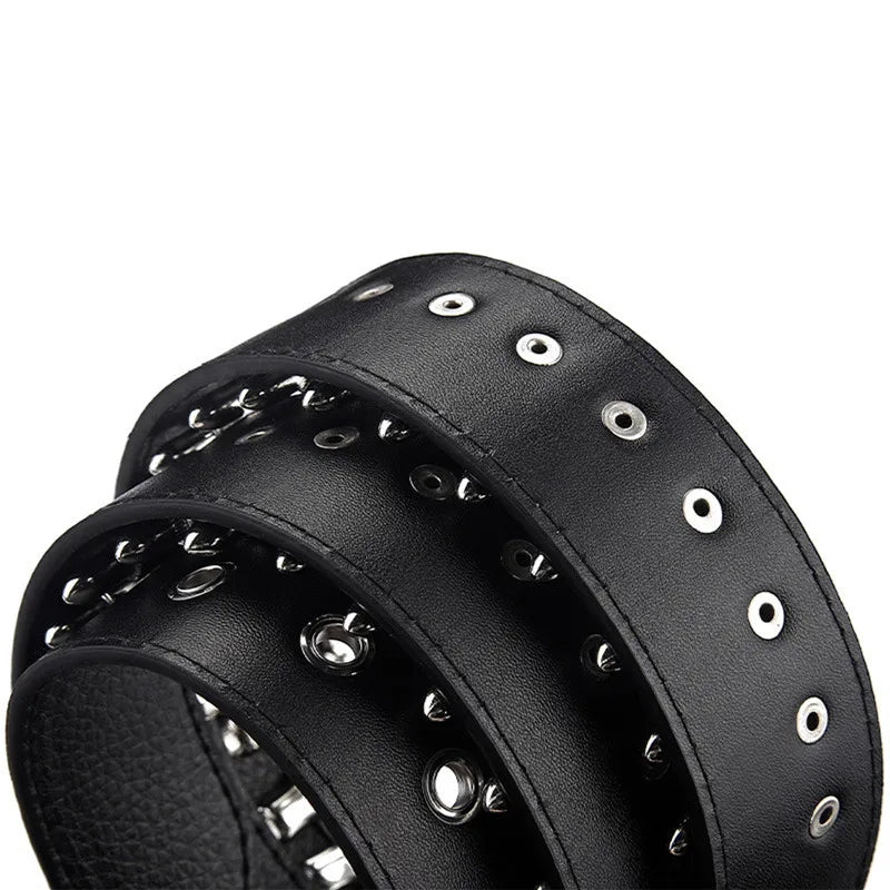 Grunge PU Leather Bullets Belt