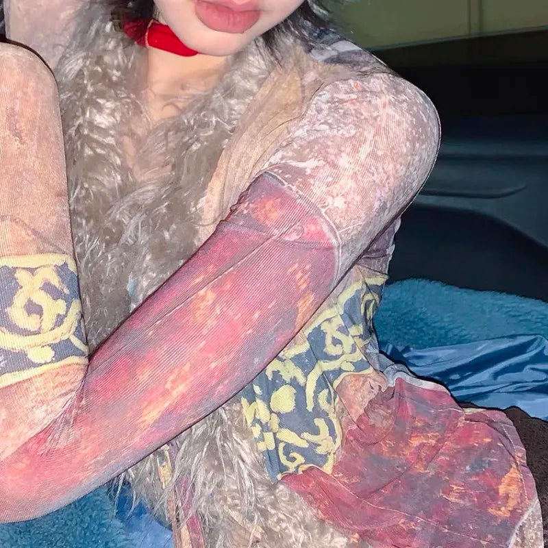 Japanese Mesh Fur Blazer Jacket