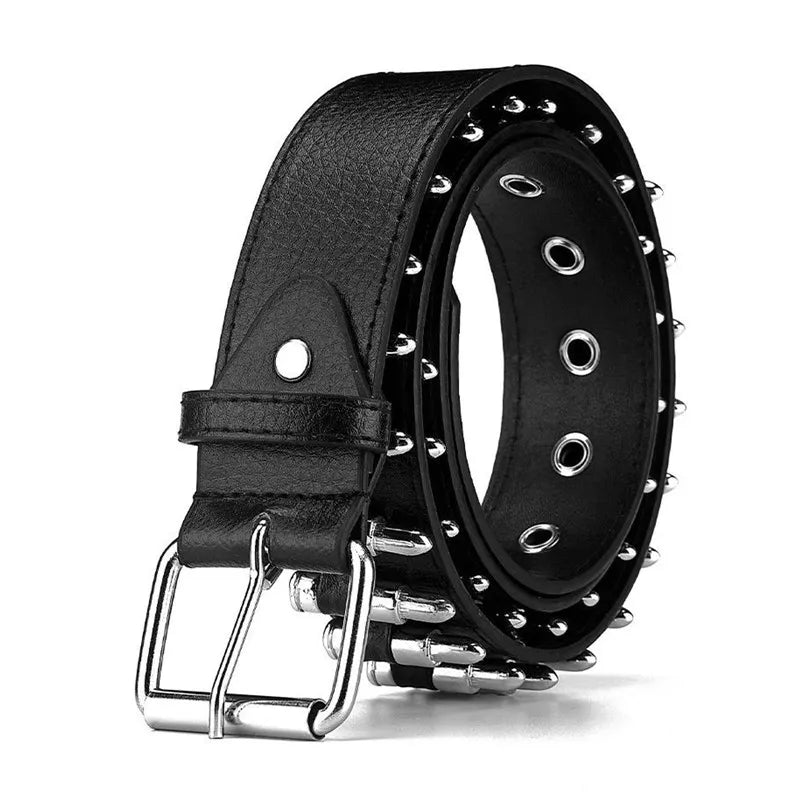 Grunge PU Leather Bullets Belt