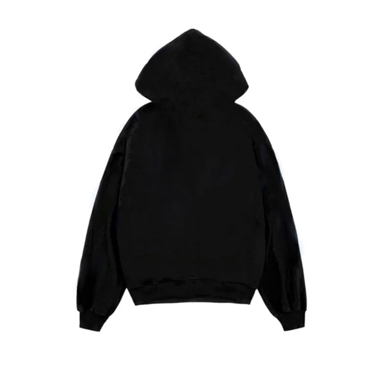Graphic Cross Zip Up Hoodie