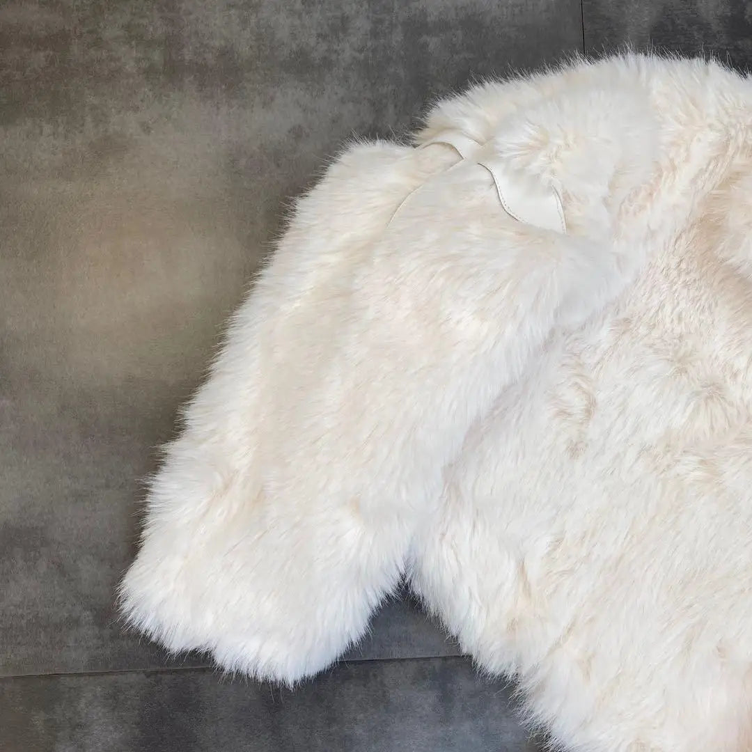 Patchwork PU Fur Jacket