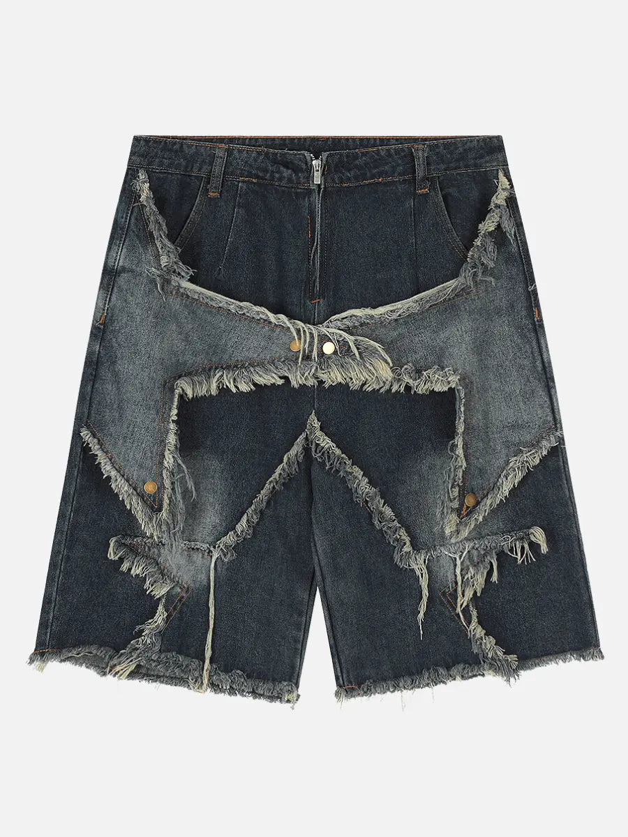 Denim Star Jorts, Y2K, 90s - Tisso Clothing