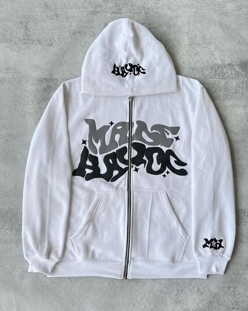 High Street Hip Hop Print Hoodie - Tisso Clothing