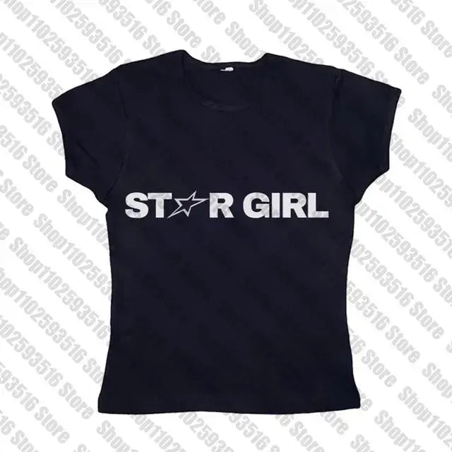 Aesthetic Star Girl Cropped Top