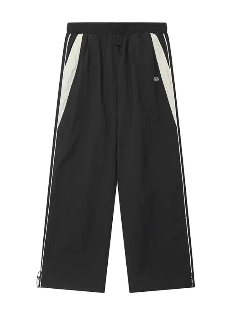 Y2K Black and White Tech Pants