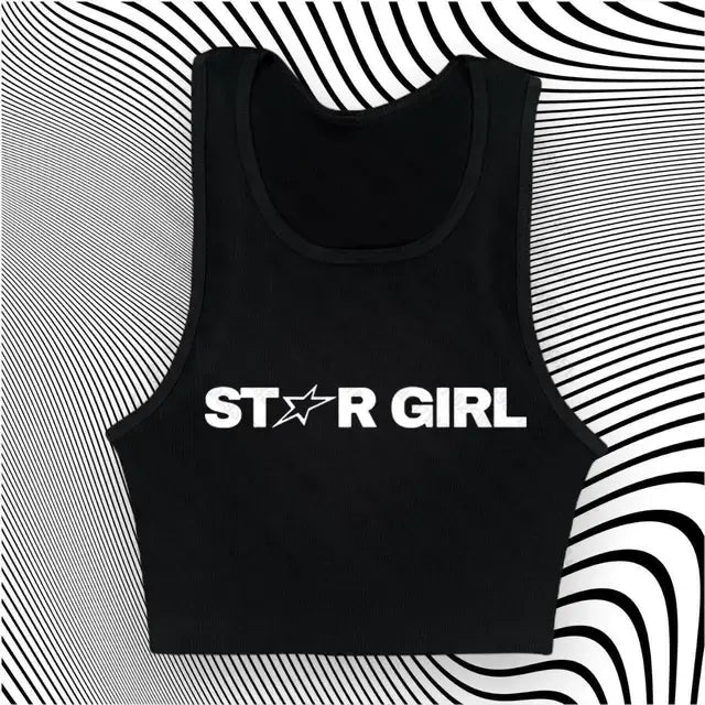 Aesthetic Star Girl Cropped Top