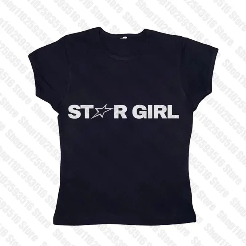 Aesthetic Star Girl Cropped Top