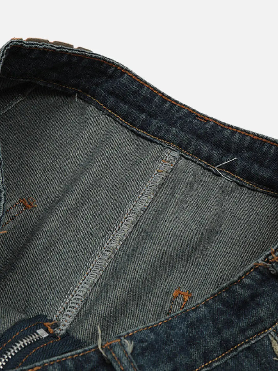 Denim Star Jorts, view 7