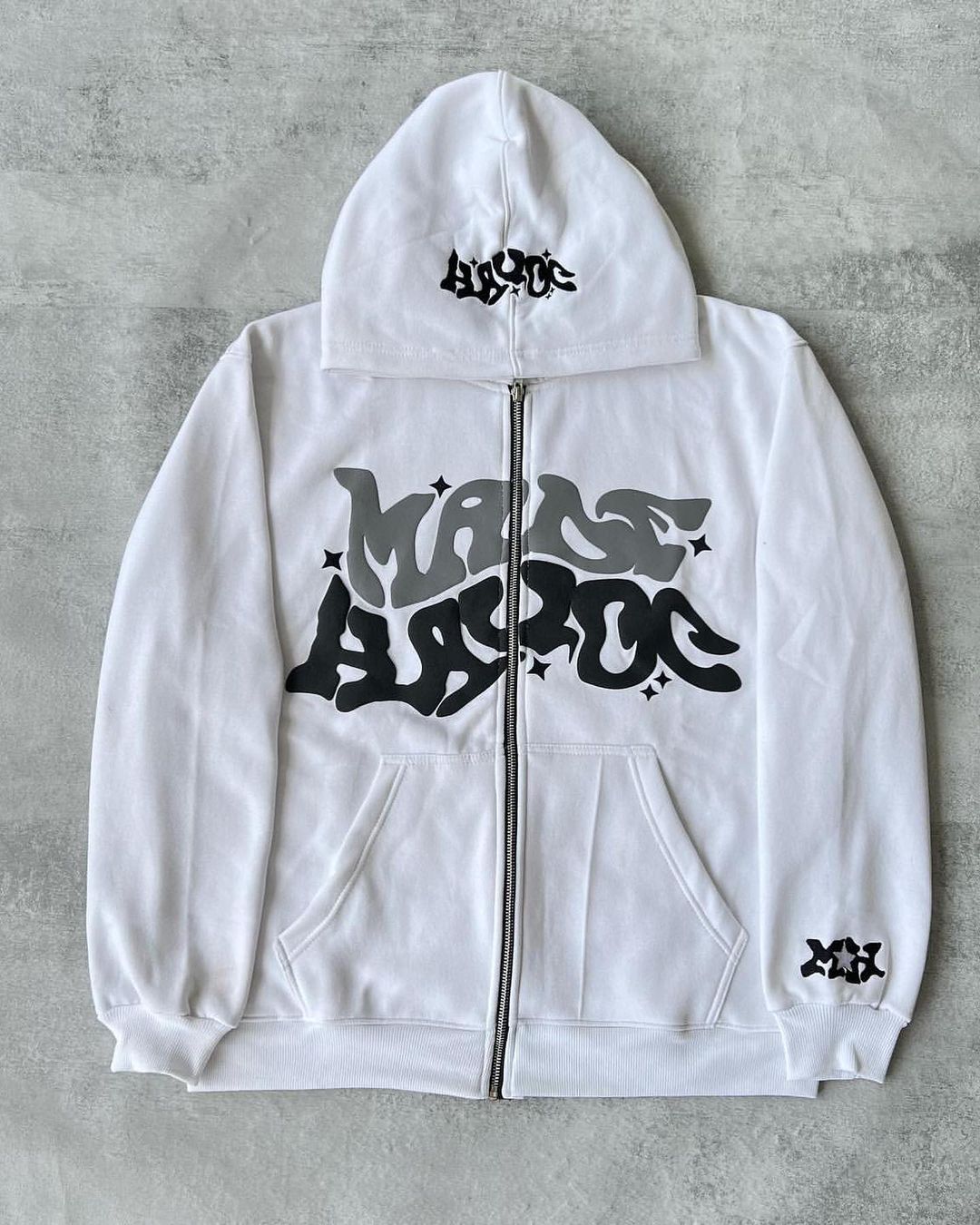 High Street Hip Hop Print Hoodie - Tisso Clothing