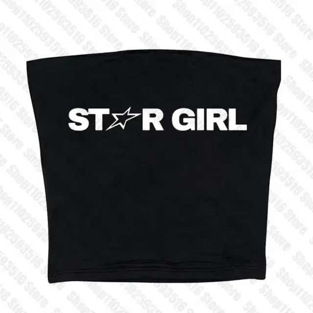 Aesthetic Star Girl Cropped Top