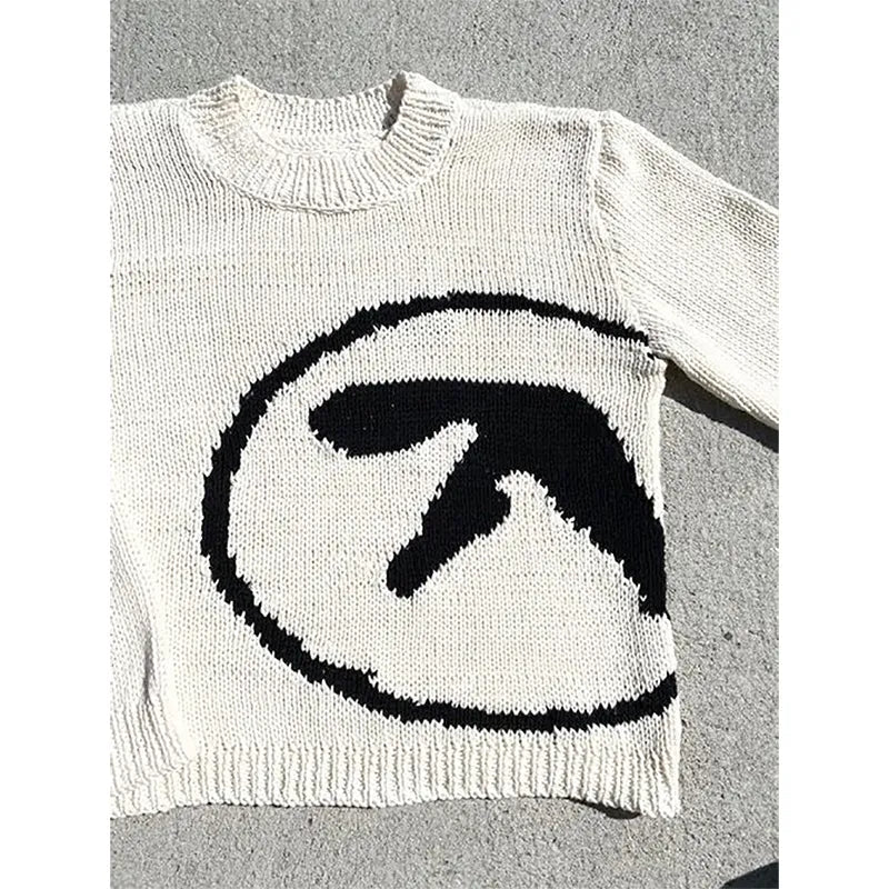 Vintage Graphic Knit Sweater