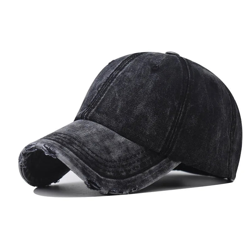 Cotton Disstresed Cap