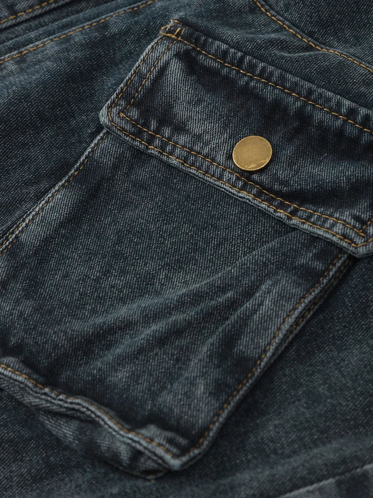 Multi-Pocket Cargo Jeans