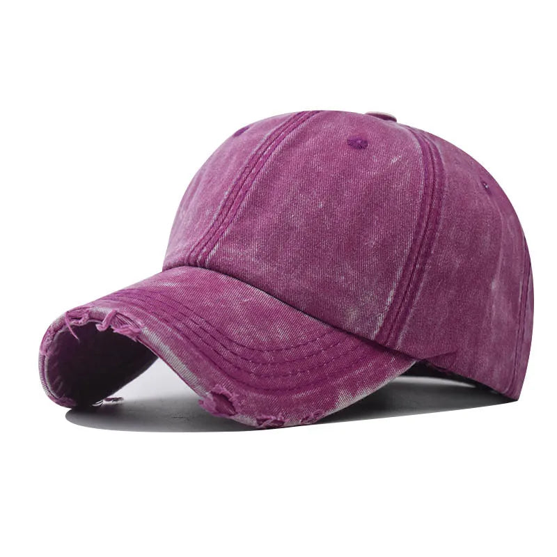 Cotton Disstresed Cap