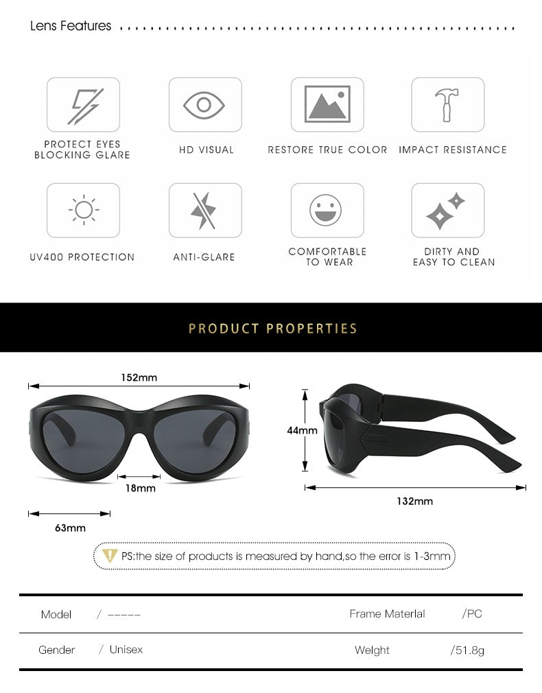 Unique Irregular Sunglasses